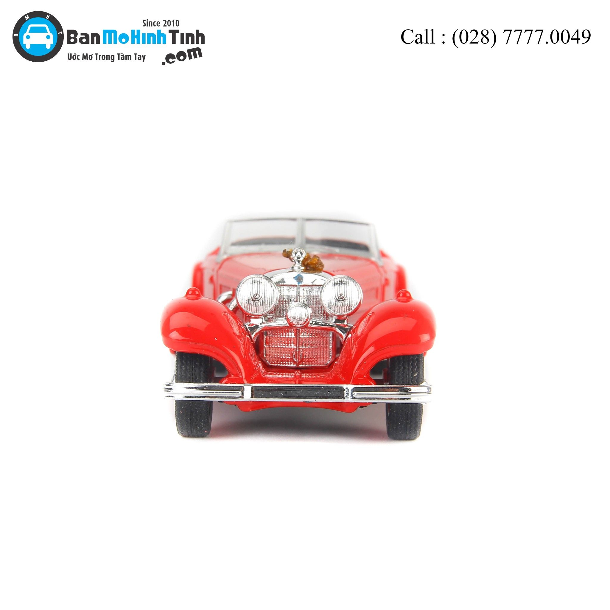 MÔ HÌNH MERCEDES-BENZ 500K TYP CONVERTIBLE RED 1:36 WELLY- 98879C