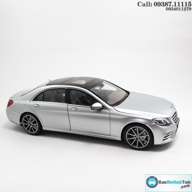 MÔ HÌNH MERCEDES S-KLASSE 2017 SILVER 1:18 NOREV