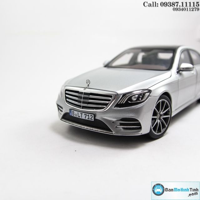 MÔ HÌNH MERCEDES S-KLASSE 2017 SILVER 1:18 NOREV