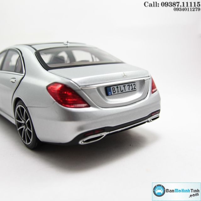 MÔ HÌNH MERCEDES S-KLASSE 2017 SILVER 1:18 NOREV