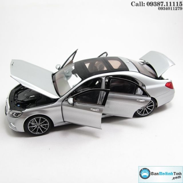 MÔ HÌNH MERCEDES S-KLASSE 2017 SILVER 1:18 NOREV