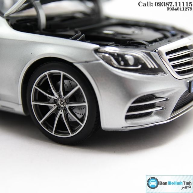 MÔ HÌNH MERCEDES S-KLASSE 2017 SILVER 1:18 NOREV