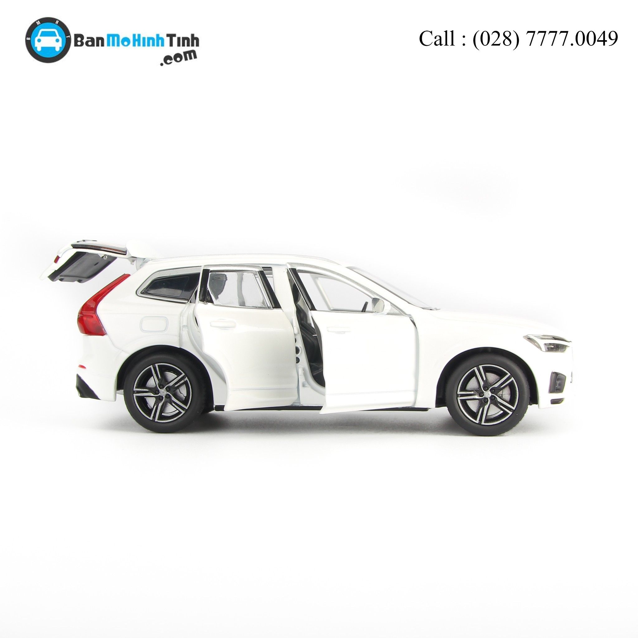 MÔ HÌNH VOLVO XC60 WHITE 1:32 JAKIECHAN-HIGH QUALITY