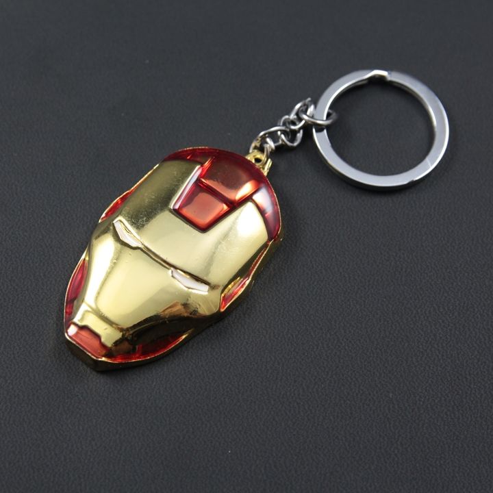 Móc Khóa Mặt Nạ Iron Man Đỏ