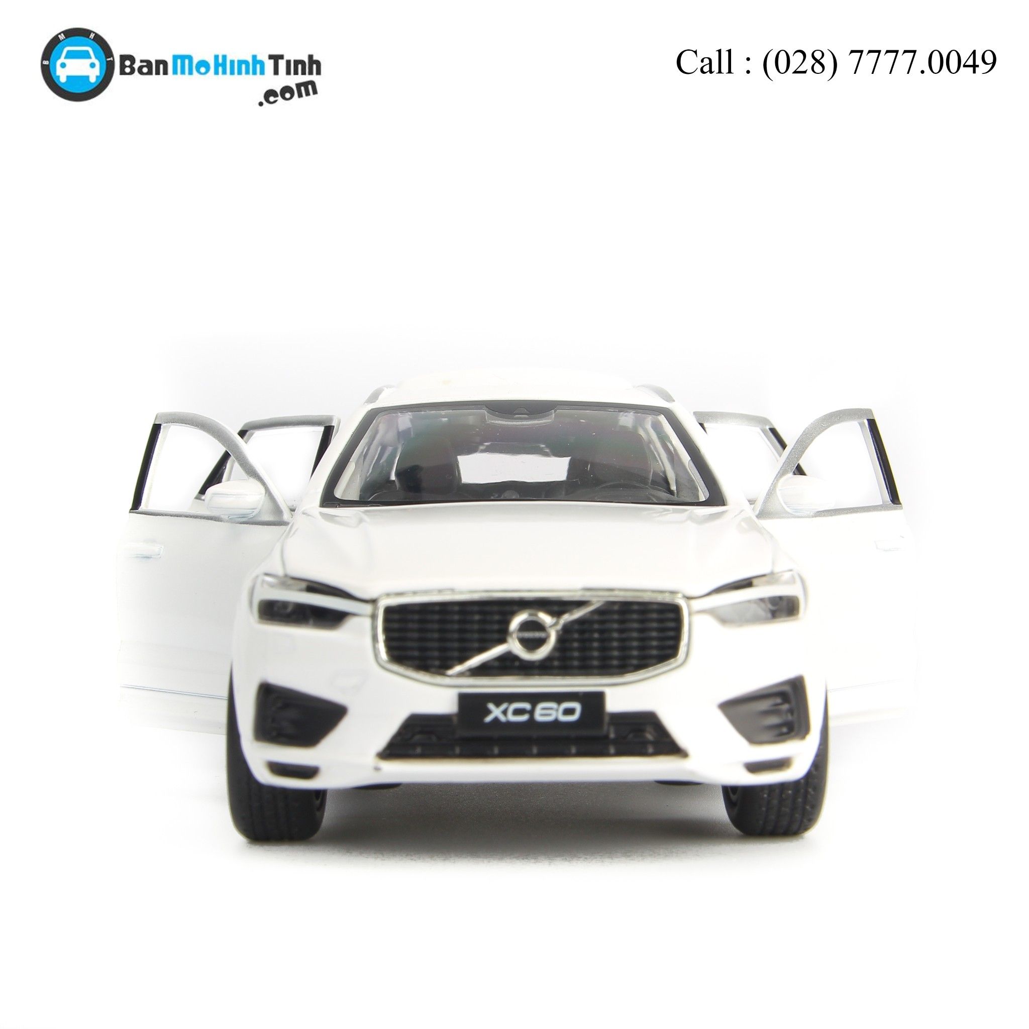 MÔ HÌNH VOLVO XC60 WHITE 1:32 JAKIECHAN-HIGH QUALITY