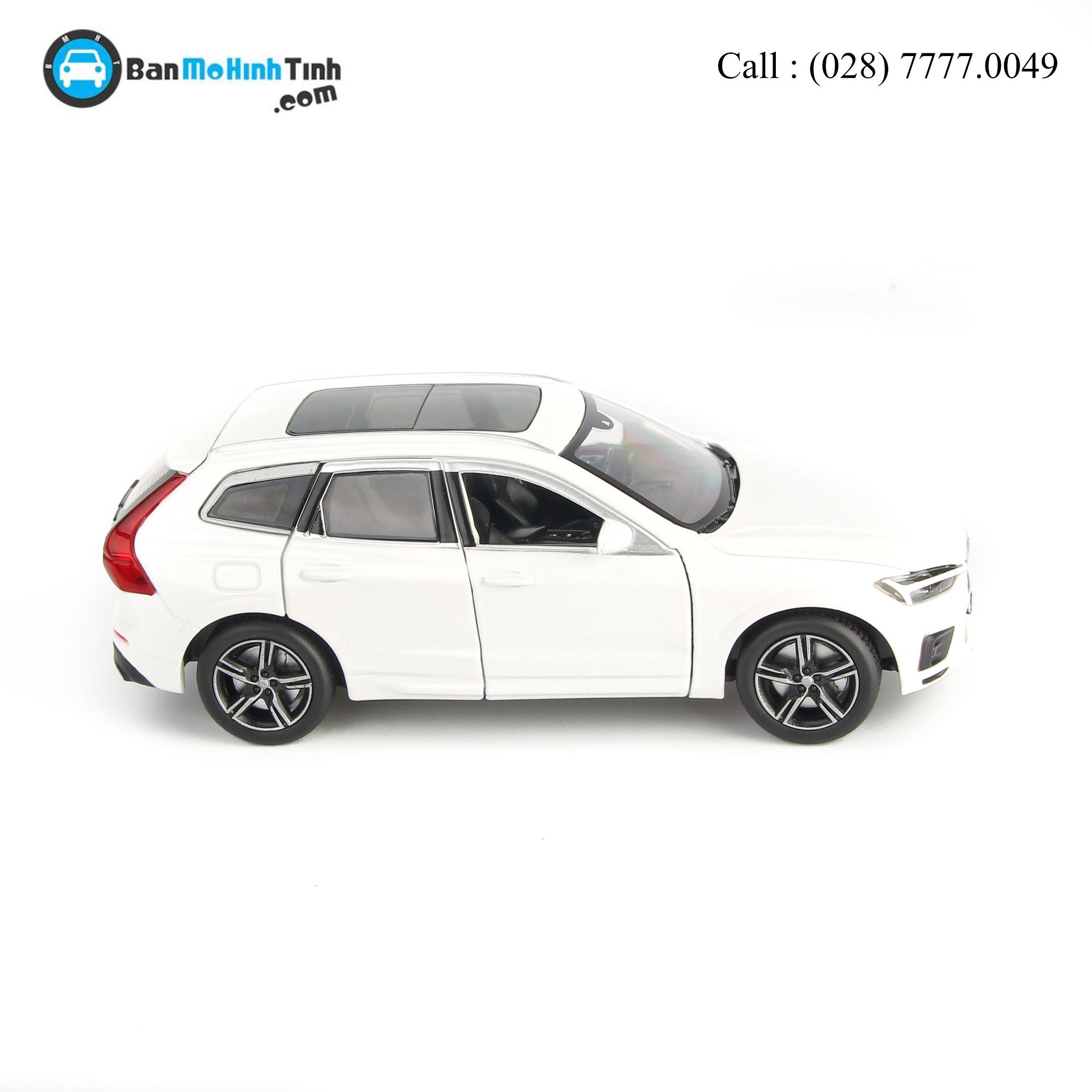 MÔ HÌNH VOLVO XC60 WHITE 1:32 JAKIECHAN-HIGH QUALITY