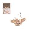 Mô hình gỗ lắp ráp 3D The Fishing Ship (Tàu Đánh Cá) (Wood Color) - Robotime TG308 - WP141