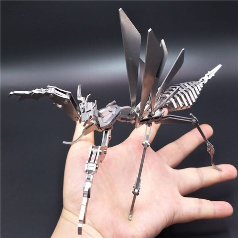 Mô hình kim loại lắp ráp 3D Praying Mantis (Bọ Ngựa) (Silver) - Steel Warcraft SW024