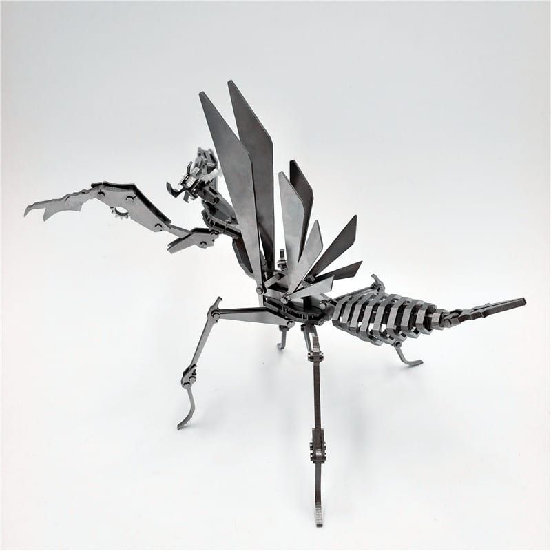 Mô hình kim loại lắp ráp 3D Praying Mantis (Bọ Ngựa) (Silver) - Steel Warcraft SW024