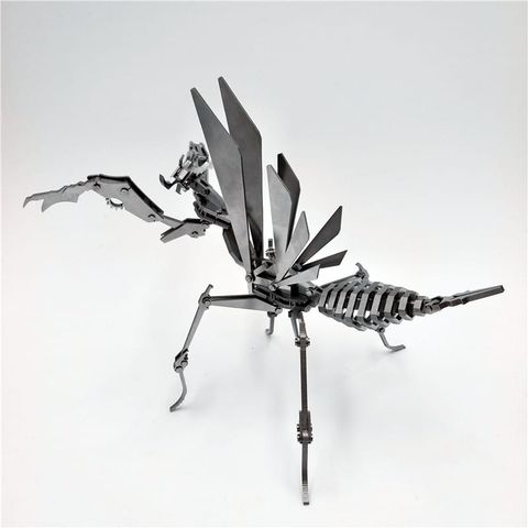 Mô hình kim loại lắp ráp 3D Praying Mantis (Bọ Ngựa) (Silver) - Steel Warcraft SW024
