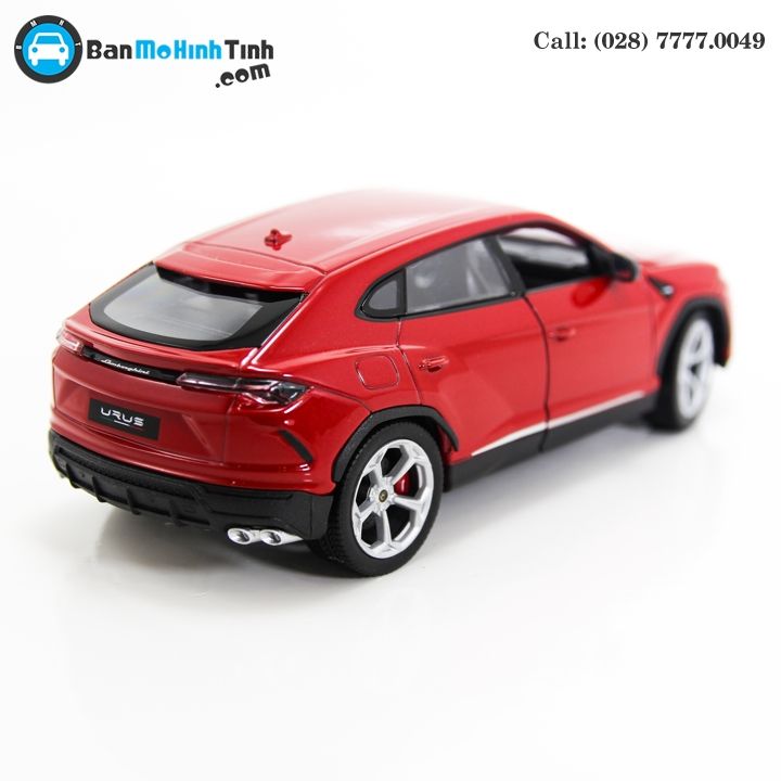 MÔ HÌNH LAMBORGHINI URUS RED 1:24 WELLY- 24094R
