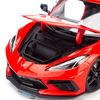 Mô hình tĩnh siêu xe Chervolet Corvette Stingray Coupe 2020 1:18 Maisto Red (17)