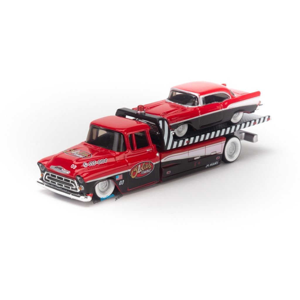 Mô hình xe Chevrolet Flatbed 1957 + Chevrolet Bel Air 1957 1:64 Maisto -20-07079+08079
