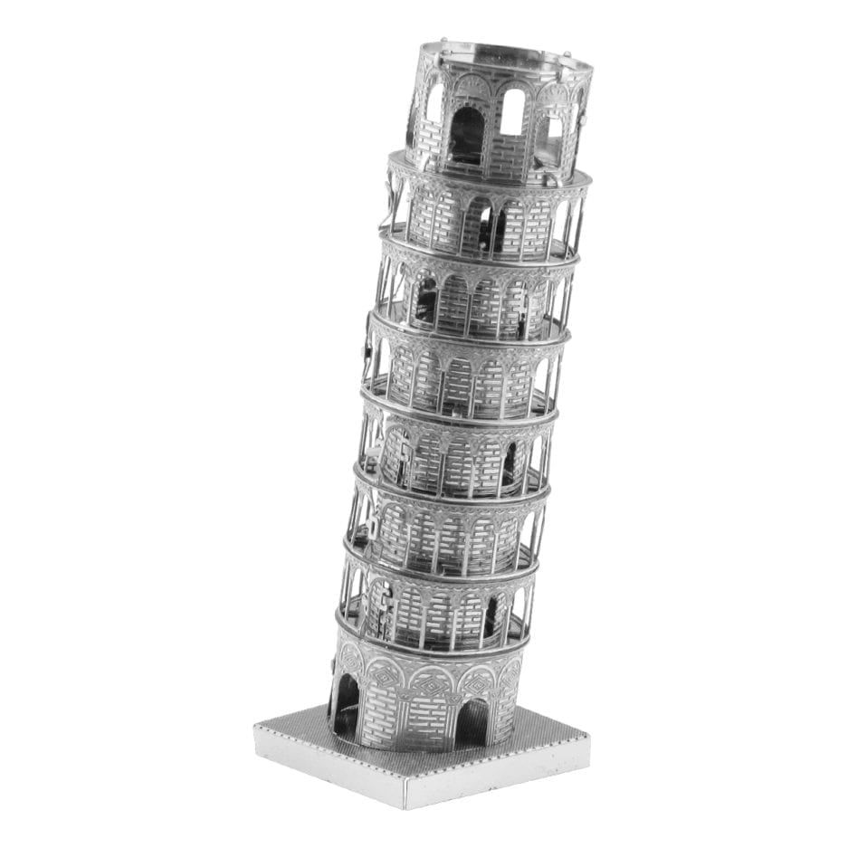 Mô hình kim loại lắp ráp 3D Leaning Tower Of Pisa (Tháp Nghiêng Pisa) (Silver) – Metal Works MP015