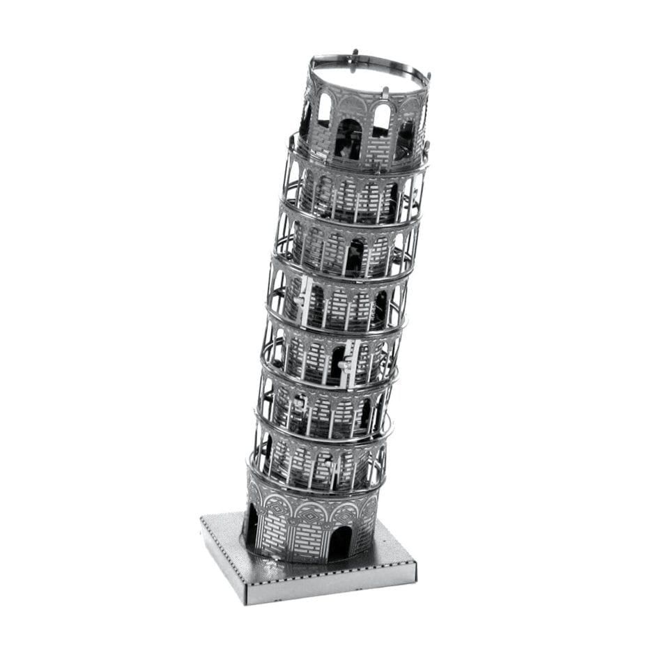 Mô hình kim loại lắp ráp 3D Leaning Tower Of Pisa (Tháp Nghiêng Pisa) (Silver) – Metal Works MP015