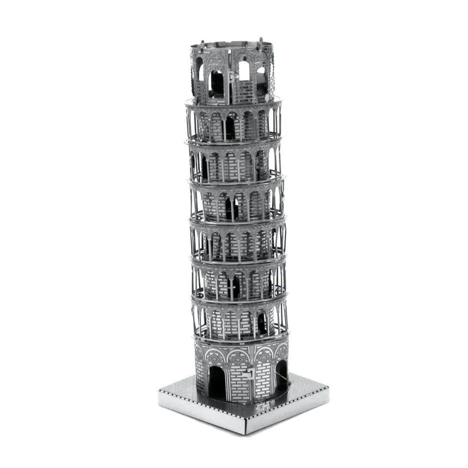 Mô hình kim loại lắp ráp 3D Leaning Tower Of Pisa (Tháp Nghiêng Pisa) (Silver) – Metal Works MP015