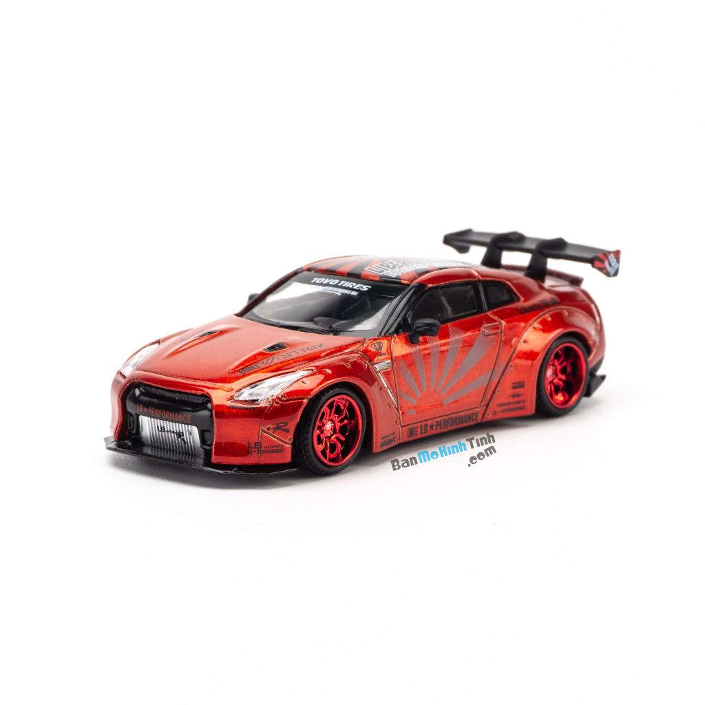 Mô hình xe Nissan GT-R R35 2009 Liberty Walk LB Works 1:64 MiniGT