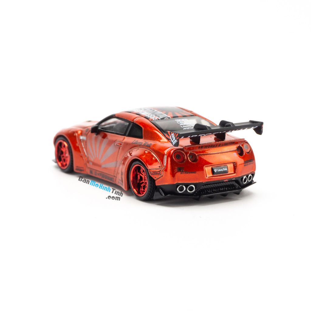 Mô hình xe Nissan GT-R R35 2009 Liberty Walk LB Works 1:64 MiniGT