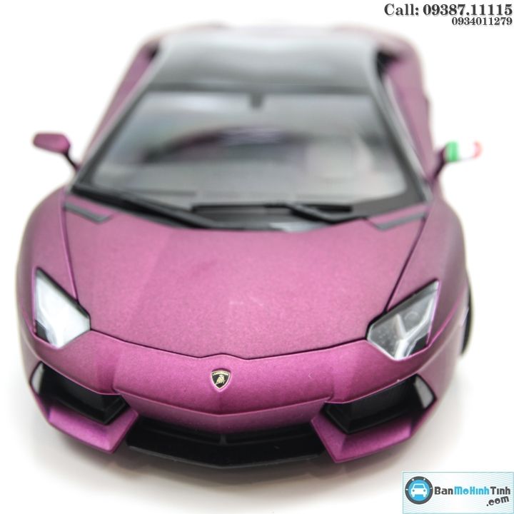 MÔ HÌNH LAMBORGHINI AVENTADOR LP700 PURPLE 1:18 WELLY-FX
