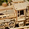 Mô hình gỗ lắp ráp 3D Prime Steam Express (Xe Lửa) (Wood Color) - Robotime MC501 - WP032