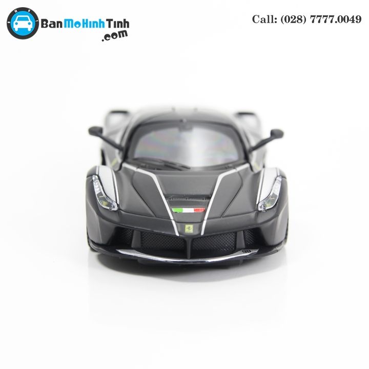 MÔ HÌNH FERRARI LAFERRARI FXX K NO.98 BLACK/ WHITE 1:32 DOUBLEHOUSES