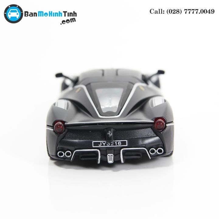 MÔ HÌNH FERRARI LAFERRARI FXX K NO.98 BLACK/ WHITE 1:32 DOUBLEHOUSES