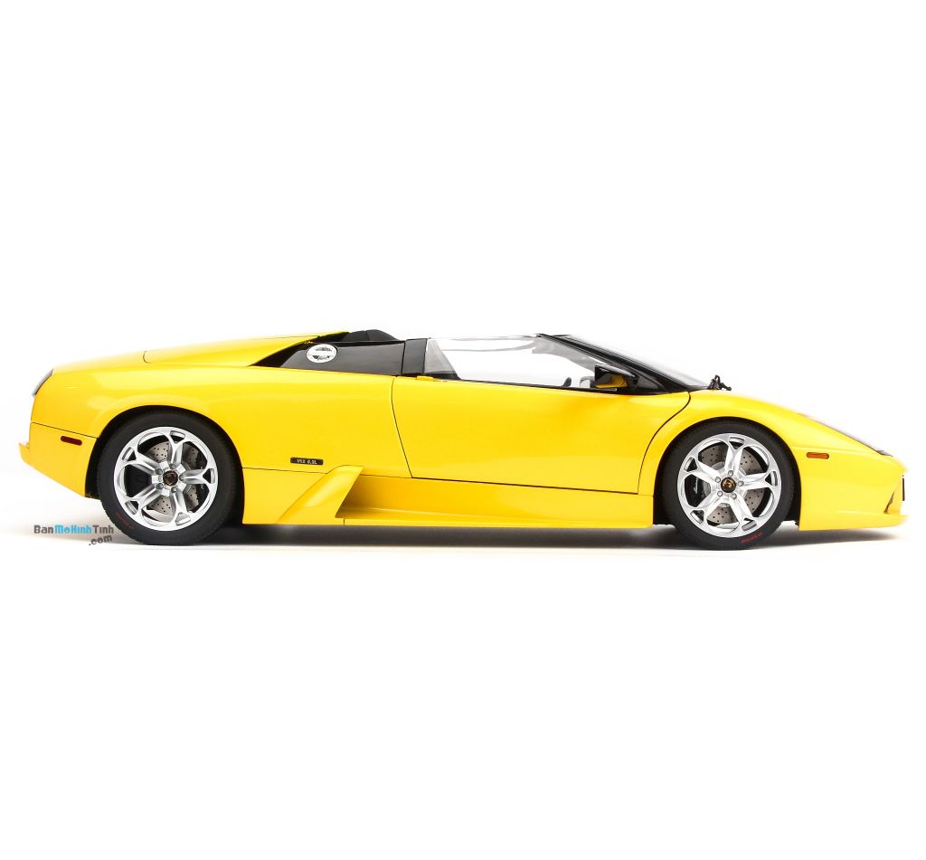 Mô hình xe Lamborghini Murcielago Roadster Yellow 1:12 Autoart