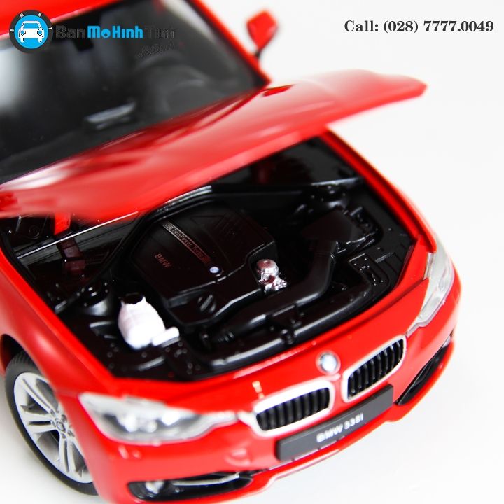 MÔ HÌNH BMW 335i RED 1:24 WELLY- 24039