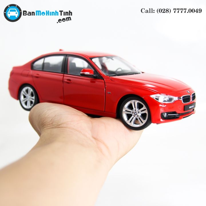 MÔ HÌNH BMW 335i RED 1:24 WELLY- 24039
