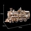 Mô hình gỗ lắp ráp 3D Steam Locomotive (Đầu Máy Xe Lửa Hơi Nước) (Wood Color) - Robotime LK701 - WP001