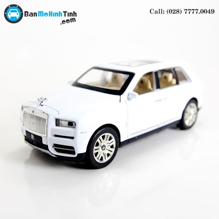 MÔ HÌNH ROLLS ROYCE CULLINAN WHITE 1:24 XLG