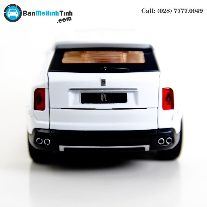 MÔ HÌNH ROLLS ROYCE CULLINAN WHITE 1:24 XLG