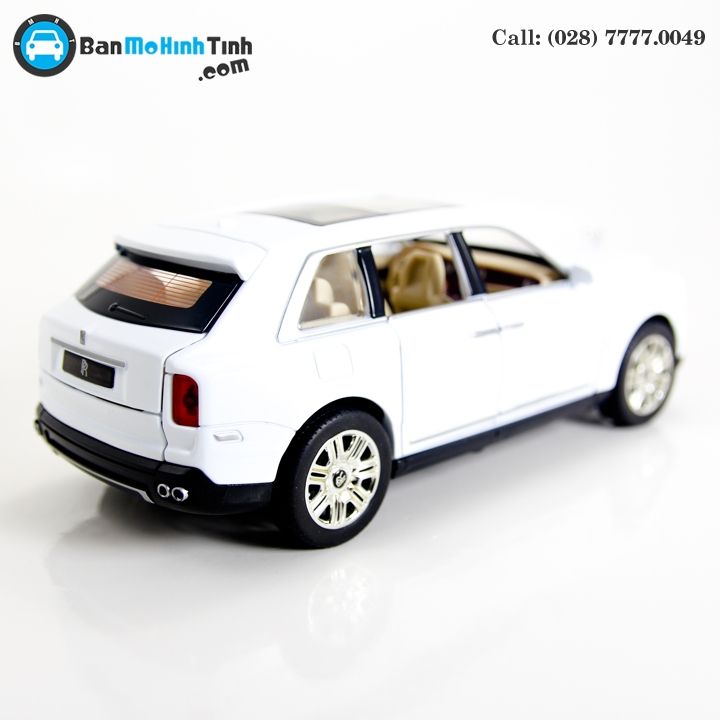 MÔ HÌNH ROLLS ROYCE CULLINAN WHITE 1:24 XLG