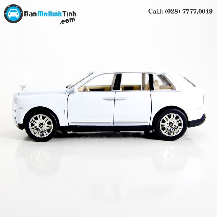 MÔ HÌNH ROLLS ROYCE CULLINAN WHITE 1:24 XLG