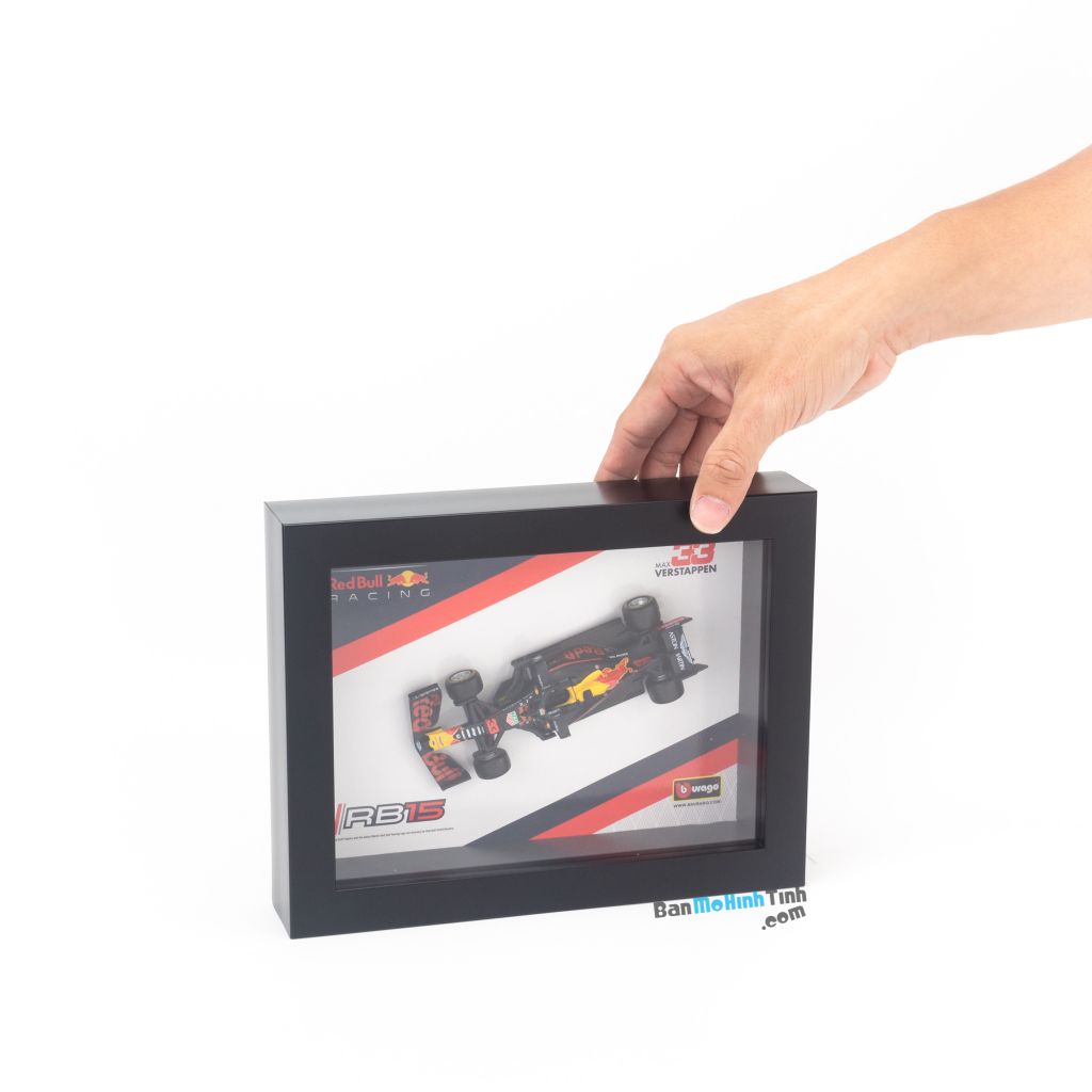 Khung tranh mô hình xe Aston Martin F1 2019 Red Bull Racing RB15 1:43 Bburago - 18-38122