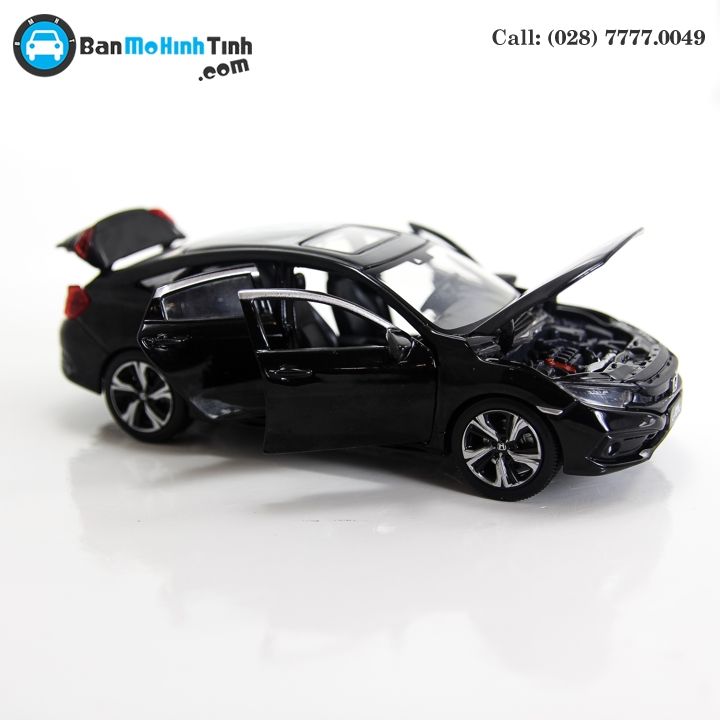 MÔ HÌNH HONDA CIVIC BLACK 1:32 JACKIE KIM