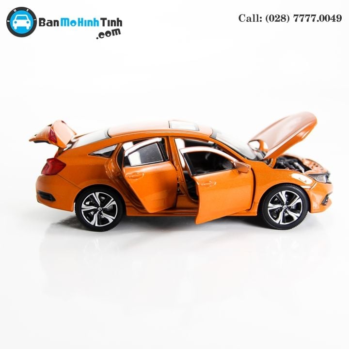 MÔ HÌNH HONDA CIVIC ORANGE 1:32 JACKIE KIM