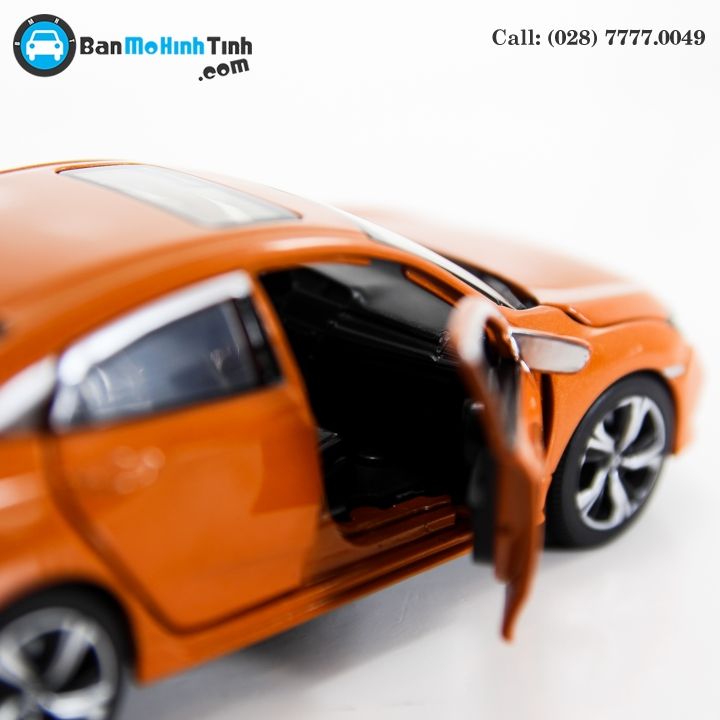MÔ HÌNH HONDA CIVIC ORANGE 1:32 JACKIE KIM