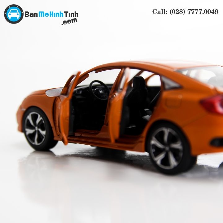 MÔ HÌNH HONDA CIVIC ORANGE 1:32 JACKIE KIM