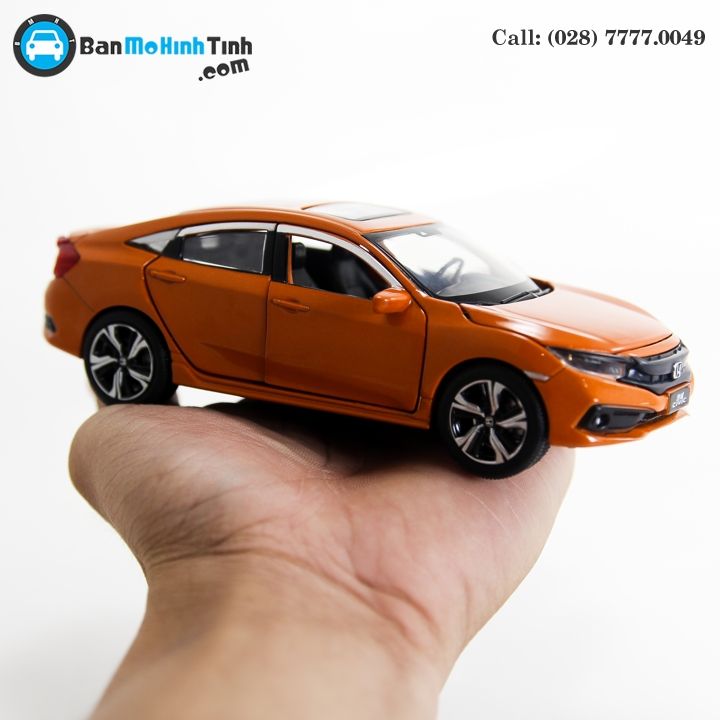 MÔ HÌNH HONDA CIVIC ORANGE 1:32 JACKIE KIM