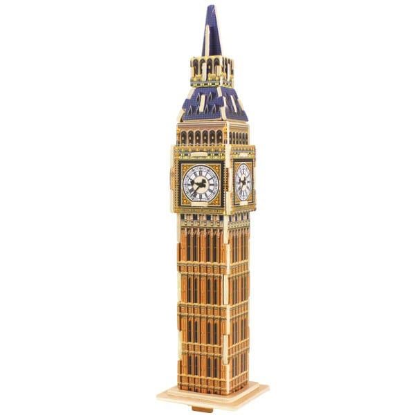  Mô hình gỗ lắp ráp 3D Big Ben (Tháp Đồng Hồ Big Ben) (Mixed Color) - Robotime MJ204 – WP130 