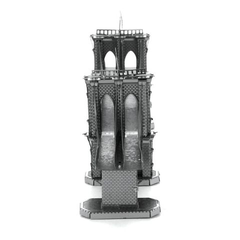 Mô hình kim loại lắp ráp 3D Brooklyn Bridge (Cầu Brooklyn) (Silver) – Metal Works MP008