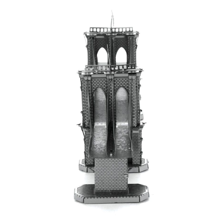 Mô hình kim loại lắp ráp 3D Brooklyn Bridge (Cầu Brooklyn) (Silver) – Metal Works MP008
