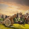 Mô Hình Gỗ Lắp Ráp 3D Medieval Wheeled Cannon (Xe Bắn Pháo) (Wood Color) - Robotime - KW801