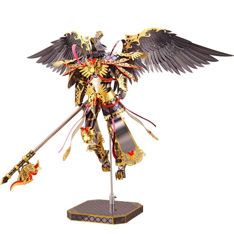 Mô Hình Kim Loại Lắp Ráp 3D The Celestial Garuda (Kim Sí Điểu) (Silver, White, Gold) – Piececool MP800