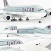  Mô hình máy bay lắp ráp có đèn led Qatar Airways Airbus A380 47cm Everfly 