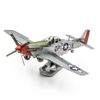 Mô hình kim loại lắp ráp 3D Mustang Sweet Arlene P-51D (Tiêm Kích P-51D) (Red, Green, Silver) - Metal Head MP930