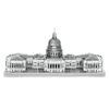 Mô hình kim loại lắp ráp 3D US Capitol (Tòa Nhà Quốc Hội Mỹ) (Silver) – Metal Works MP014