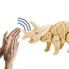 Mô hình gỗ lắp ráp 3D Robotic Triceratops (Khủng Long Ba Sừng) (Wood Color) - Robotime  D430 - WP037