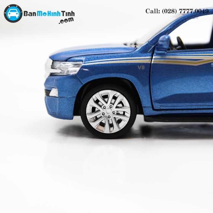MÔ HÌNH TOYOTA LAND CRUISER 2019-V8 BLUE 1:32 MINIAUTO